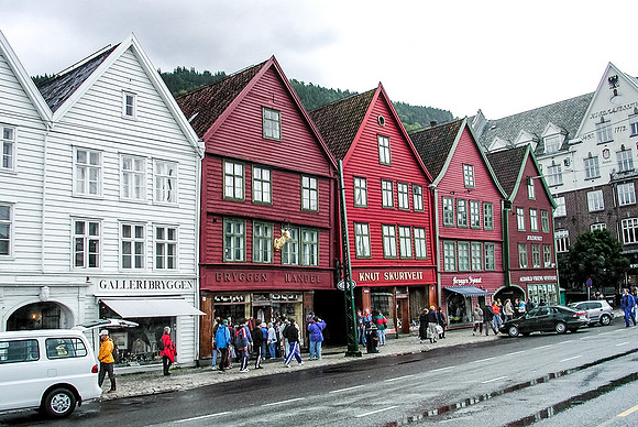 Bustling Bryggen