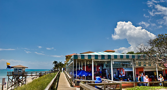 Sunday Afternoon at the Dune Deck Cafe