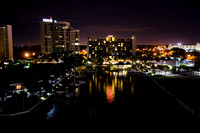 Balcony View ~ the Marina at Night