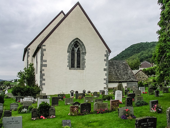 Kvinnherad church in Rosendal, Norway